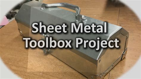 sheet metal tool box design|home made sheet metal folder.